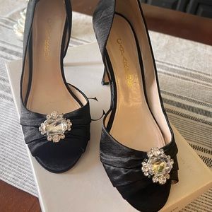 Caparros black satin size 8.5